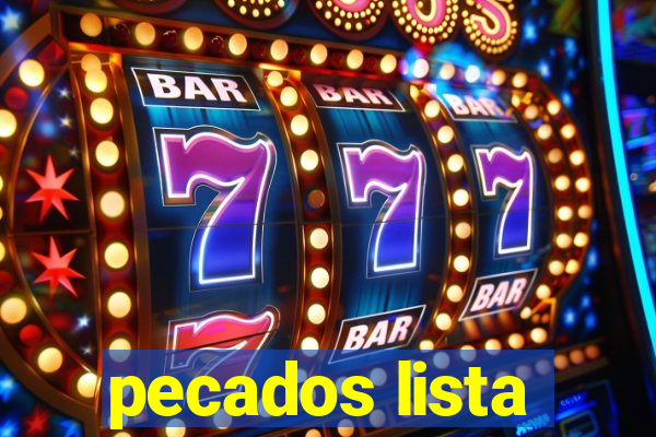 pecados lista